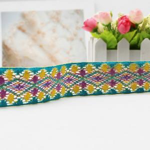 Cheap Woven 4.2cm Pillow Crochet Braid Trim For Upholstery for sale
