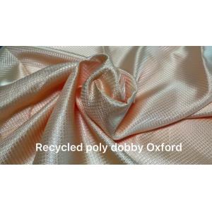 Bottle consumption RECYCLED POLY DOBBY CUBIST 100%polyester oxford fabric