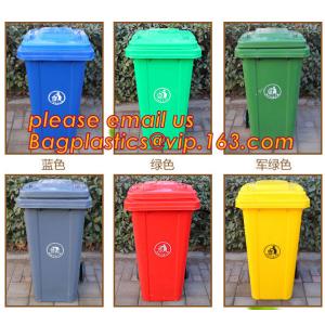 garden rubbish barrel, Wheeled Trash Can Outdoor new design waste bin, punching