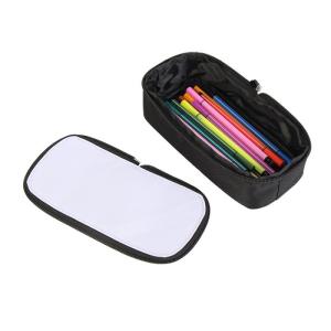 School Stationery Sublimation Pencil Case Blank Custom Print Canvas Pen Bag