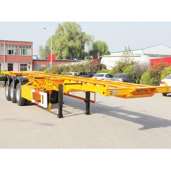 Quality 30t-50t Load Capacity Flatbed Skeleton Semi Trailer Customization wholesale
