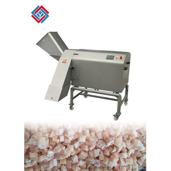 High Speed Three Dimension Frozen Beef Meat Dicing Machine 1000kg/H