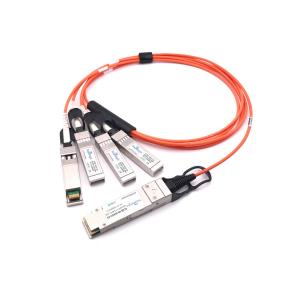 10.3G/CH Active Dac Cable 40g QSFP+ to 10g 4sfp+ Om3 100m For Data Center