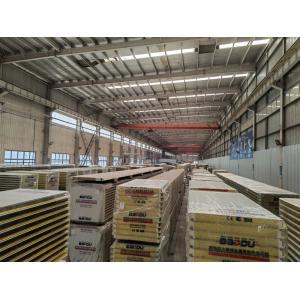 China ODM Ceiling Glasswool Sandwich Panel Insulating 50mm-200mm on sale