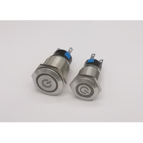 Quality Robust LED Ring RED 5/8" Anti Vandal Push Button Switch wholesale