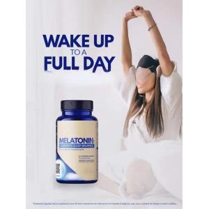 Sleep supplement melatonin capsules advanced sleep support containing melatonin