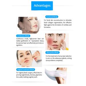 10600nm laser vaginal co2 laser machine for wrinkle spot scar pigment removal