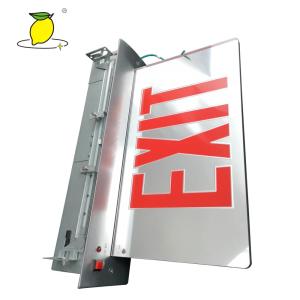 Cheap exit sign with emergency lighting led emergency sign for sale