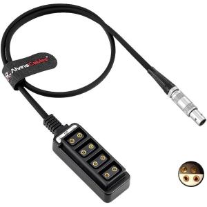China Alvin's Cables 0S 4 Pin to 4 Port D-tap Female Power Splitter Cable for ARRI Trinity Focus Power Out 60cm| 2ft on sale