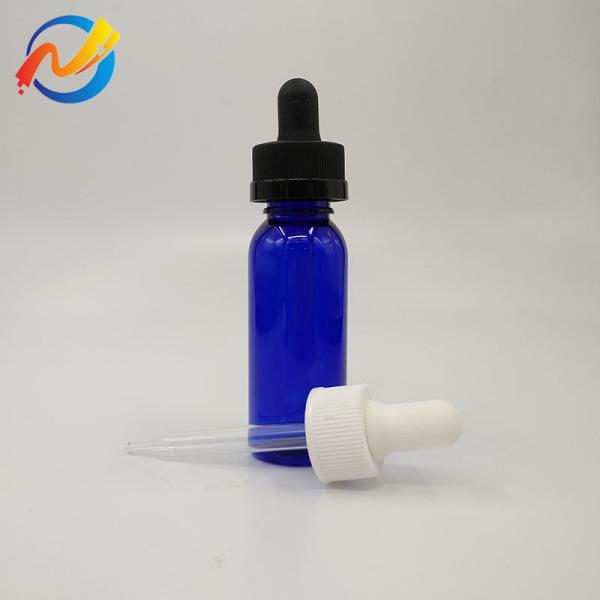 Quality 15ml Customized Logo Plastic Dropper Bottles Smooth Surface Transparent Black Customize wholesale
