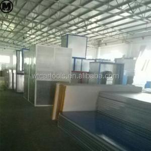 Orange Diesel Spray Paint Booth for Vehicle Painting in Orange Color and