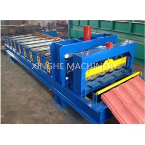 Automatic Glazed Tile Roll Forming Machine With 2.5 Ton Capacity Decoiler