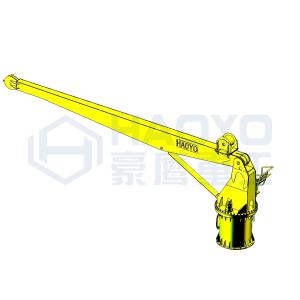 China HAOYO Offshore Stiff Boom Rope Crane for Sale Marine Ship Deck Crane on sale