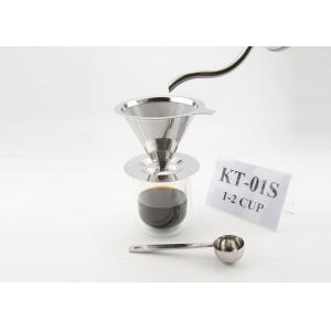Paperless Pour Over Coffee Dripper Eco - Friendly Gift Set With Scoop