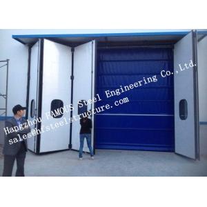 China Aesthetic Aluminum Alloy Industrial Folding Doors For Warehouse Simple Installation on sale