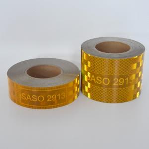Aluminized Customized Mirco Prismatic SASO 2913 Self Adhesive Reflective Tape