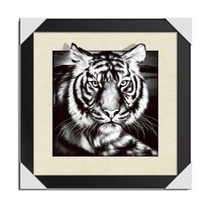 Strong 5d Deep Effect Lenticular Photo Printing 40x40cm Picture Tiger / Wolf