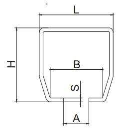 U Groove Steel Bottom Track Cantilever Gate System 5 Wheels