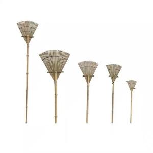 12 Tines 140cm Light Weight Bamboo Rake Gress Rake Garden Lawn Rake