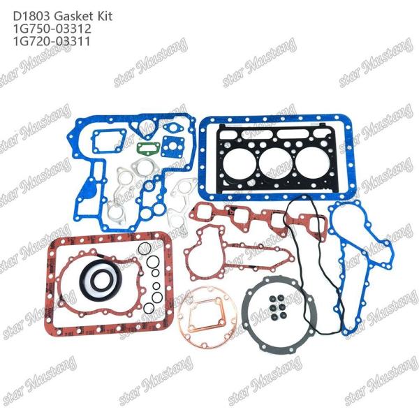 Quality D1803 Full Gasket Set 1G750-03312 1G720-03311 Suitable For Kubota wholesale
