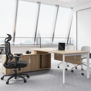 MC3.0 L Shaped Executive Office Desk Manager Workstation With Cable Management Lockable