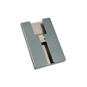 Open Aluminum Credit Card Wallet Holder Rectangle Customized Logo