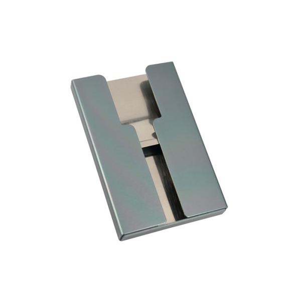 Quality Open Aluminum Credit Card Wallet Holder Rectangle Customized Logo wholesale