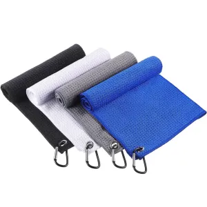 Various Colors Customized Microfiber Golf Towel For Lightweight And Durable