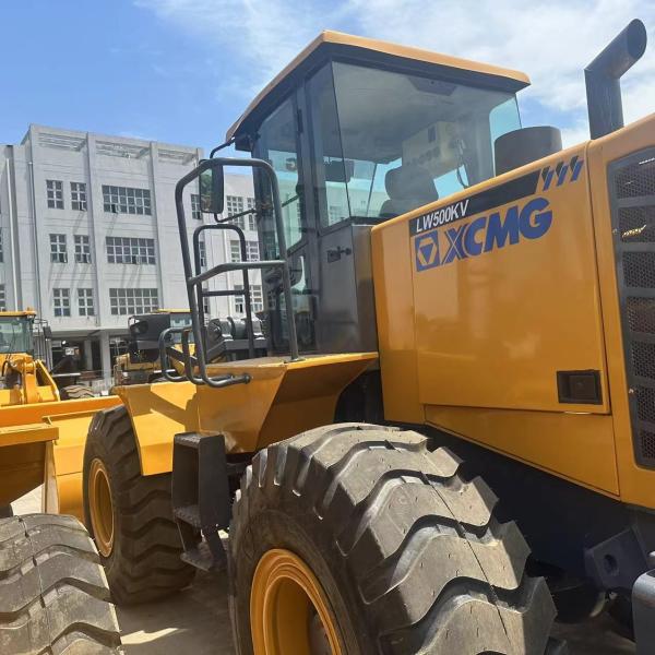162kW Used Wheel Loader XCMG LW500KV 17 Ton Weichai Engine