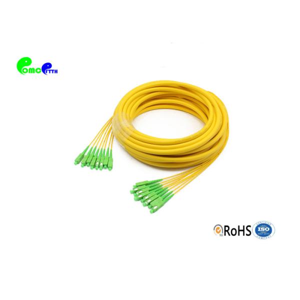 Breakout Fibre Patch Leads 8F SC APC - SC APC Single Mode 9 / 125 Fanout 2.0mm