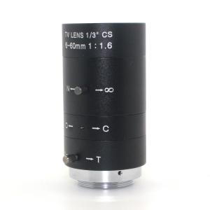 Lightweight HD Camera Lens CS 6-60mm F1.6 Supermarket Security Camera Lens