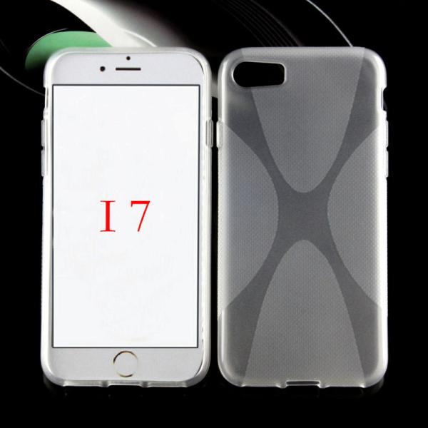 X line tpu cover case for Apple iphone 7 crystal X type tpu phone case for