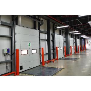 China High Speed Roller Exterior Industrial Sectional Overhead Doors on sale