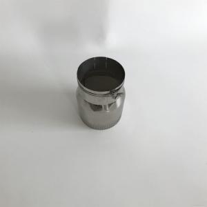 China Adjustable Adaptor Single Wall Chimney , 4 Single Wall Vent Pipe Flexible Liners on sale