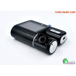 Instantaneous Data Protection Dual Lens Dash Cam 120 Degree With Gravity Sensor