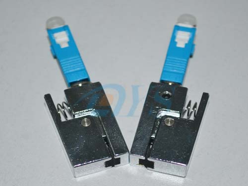 Receptacle Type Bare Fiber Optic Adapter SC , High Stability
