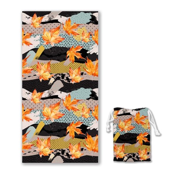 Luxury Double-Sided Microfiber Beach Towel Soft, Quick-Dry Customizable with