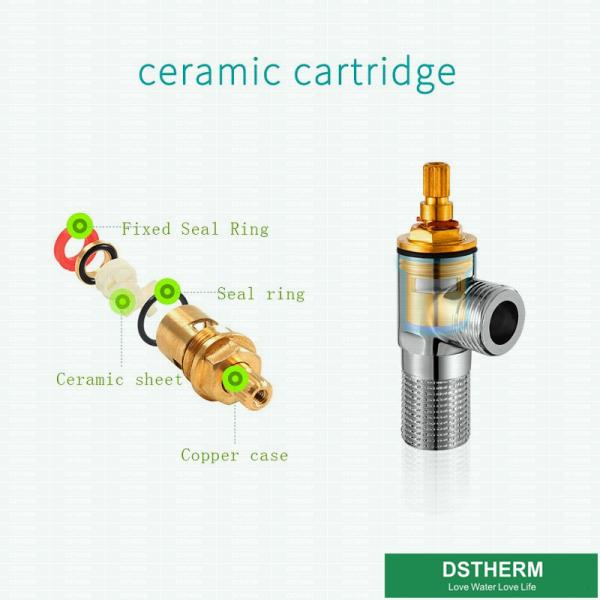 1/2-Inch Chromed Wall Mounted Toilet Water Stop 90 Degree Round Handle Quick Open Bathroom Brass Angle Valve