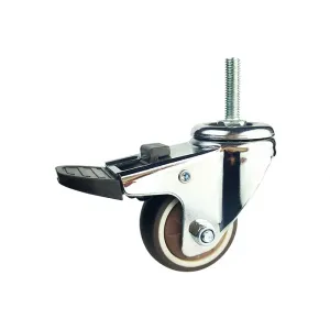 China 275lbs Loaded Capacity Plate Casters For Commercial on sale