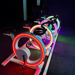Custom Multi Player Outdoor Exercise Interact Bicycle Interactive Projection