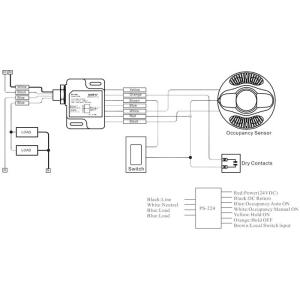 HDIR Automation Sensor Lighting Control Module 20mA 8m Diameter Simple