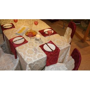 China 2013 new style jacquard  table cloth for wedding on sale