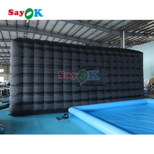 Portable LED Disco Lighting Mobile Night Club Tent Inflatable Cube Party Tent