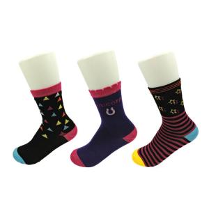 Anti Foul Knitted Cotton Baby Socks With Colorful Different Patterns