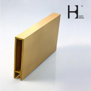 Anti-Corrosion H58 C38000 C38500 Doors Copper Alloy Profiles Brass Extrusion