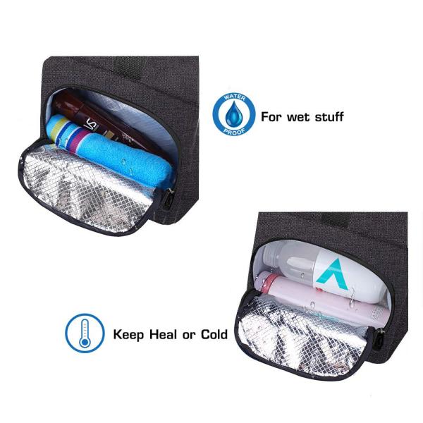 Simple Plain Anti Theft Travel Bag Lightweight Waterproof Bag Polyester