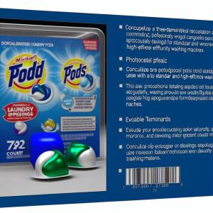 Safe for Fabrics Laundry Pods 72 Count Package Size For in Standard and HE