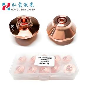 New D28 M11H15 Double Layer Copper Laser Nozzle Chrome Plated for Precitec for