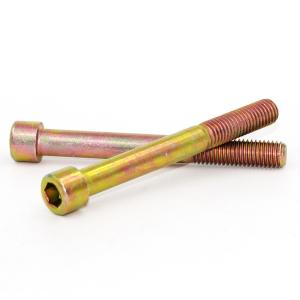 China 8.8 Grade Carbon Steel Socket Head Cap Screw Color Zinc Truss Head for Industrial on sale