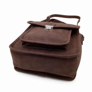 Fashion Brown Cokor Waterproof Hiking Backpack Flap Decoration And Multi -